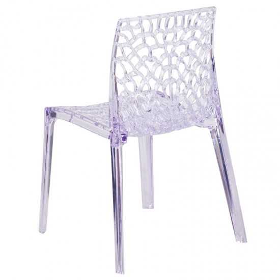 Vision Series Transparent Stacking Side Chair