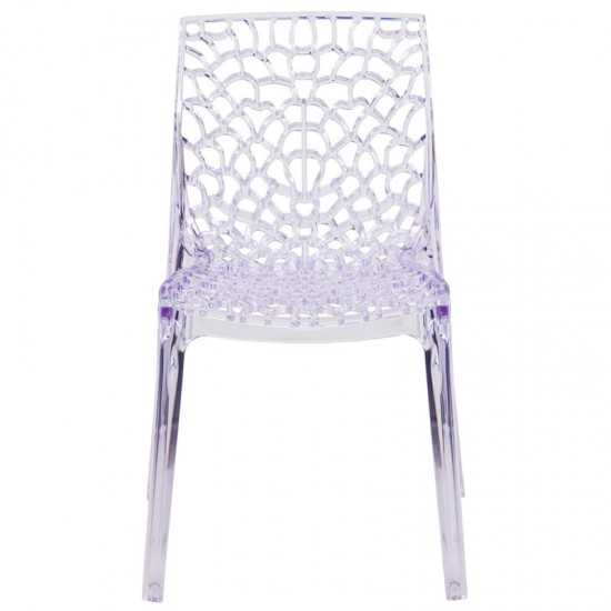 Vision Series Transparent Stacking Side Chair