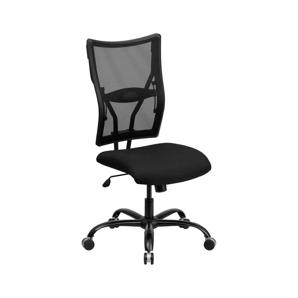 Big & Tall 400 lb. Rated Black Mesh Executive Swivel Ergonomic Office Chair