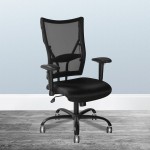 Big & Tall 400 lb. Rated Black Mesh Executive Swivel Ergonomic Office Chair