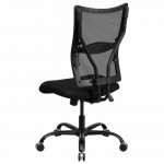 Big & Tall 400 lb. Rated Black Mesh Executive Swivel Ergonomic Office Chair