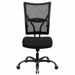 Big & Tall 400 lb. Rated Black Mesh Executive Swivel Ergonomic Office Chair