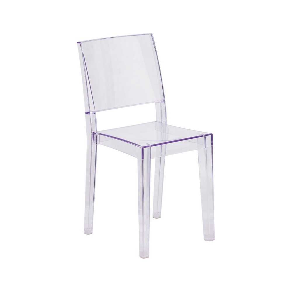 Phantom Series Transparent Stacking Side Chair