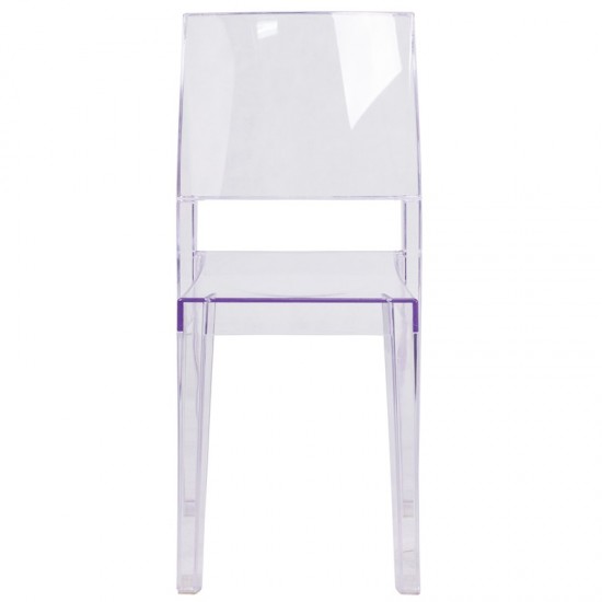 Phantom Series Transparent Stacking Side Chair