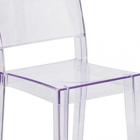 Phantom Series Transparent Stacking Side Chair