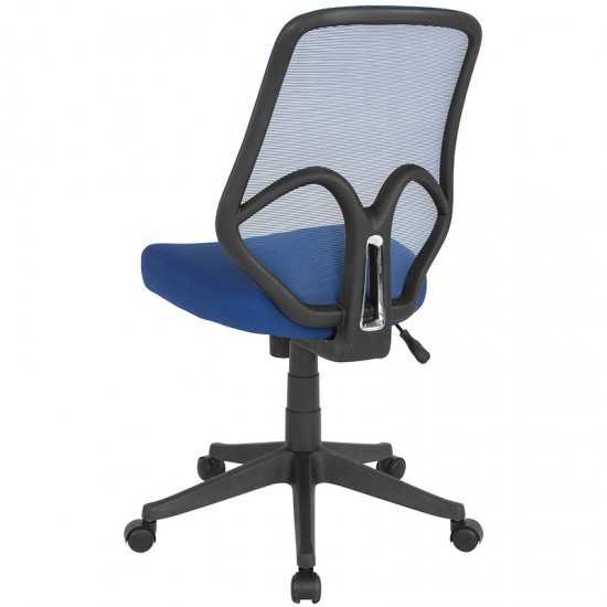 Salerno Series High Back Navy Mesh Office Chair