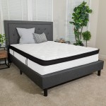 Capri Comfortable Sleep 12 Inch CertiPUR-US Certified Memory Foam & Pocket Spring Mattress, King Mattress in a Box