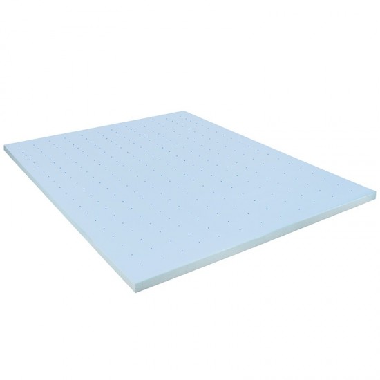 Capri Comfortable Sleep Queen 12 Inch CertiPUR-US Certified Foam Pocket Spring Mattress & 2 inch Gel Memory Foam Topper Bundl
