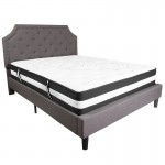 Capri Comfortable Sleep 12 Inch CertiPUR-US Certified Foam and Pocket Spring Mattress, Full Mattress in a Box