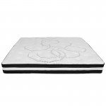 Capri Comfortable Sleep 10 Inch CertiPUR-US Certified Foam and Pocket Spring Mattress, King Mattress in a Box