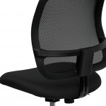 Mid-Back Black Mesh Drafting Chair