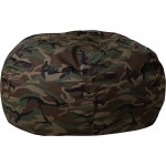 Oversized Camouflage Bean Bag Chair for Kids and Adults