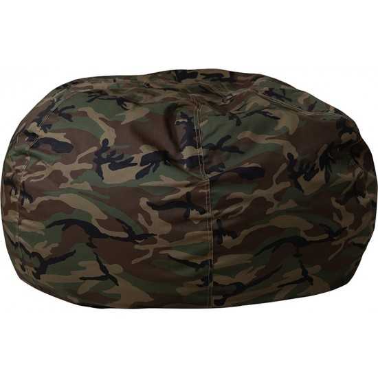 Oversized Camouflage Bean Bag Chair for Kids and Adults