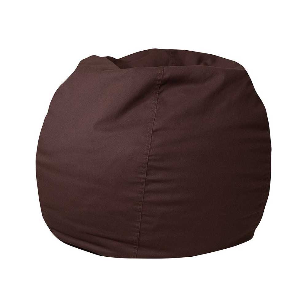 Small Solid Brown Bean Bag Chair for Kids and Teens Small Solid Brown Bean Bag Chair for Kids and Teens
