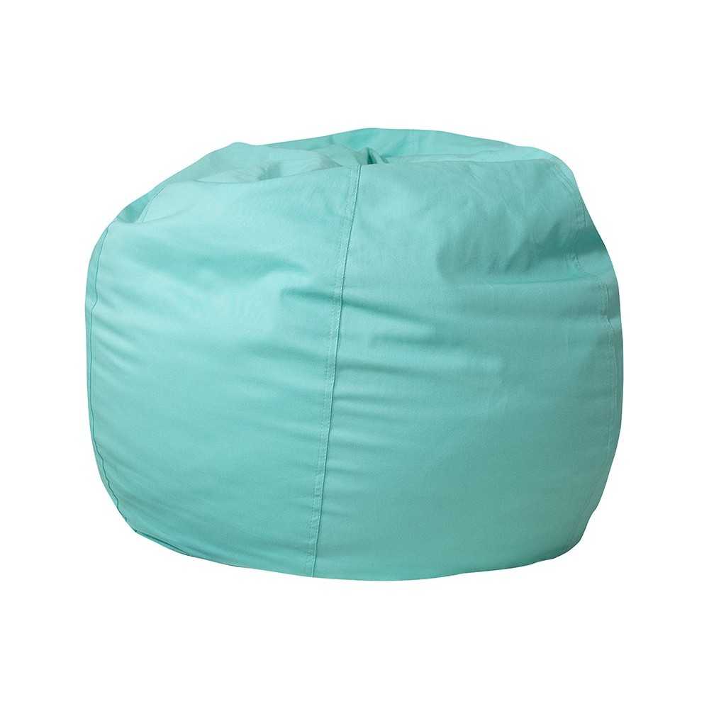 Small Solid Mint Green Bean Bag Chair for Kids and Teens Small Solid Mint Green Bean Bag Chair for Kids and Teens
