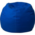 Small Solid Royal Blue Bean Bag Chair for Kids and Teens