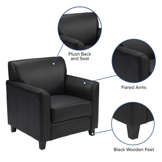 Black LeatherSoft Chair