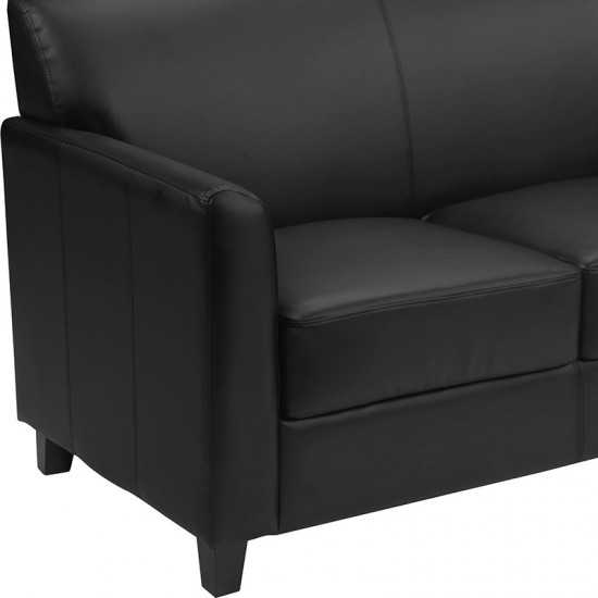 Black LeatherSoft Loveseat