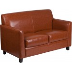 Cognac LeatherSoft Loveseat