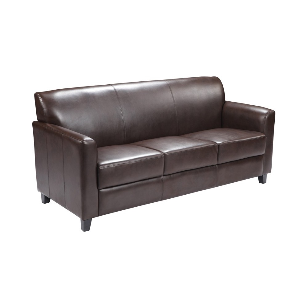 Brown LeatherSoft Sofa