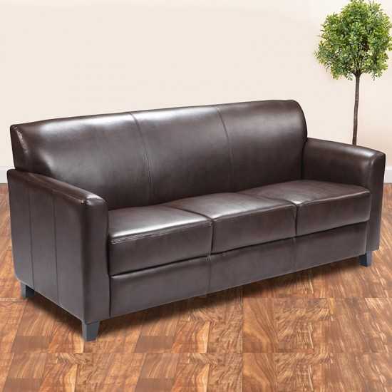 Brown LeatherSoft Sofa