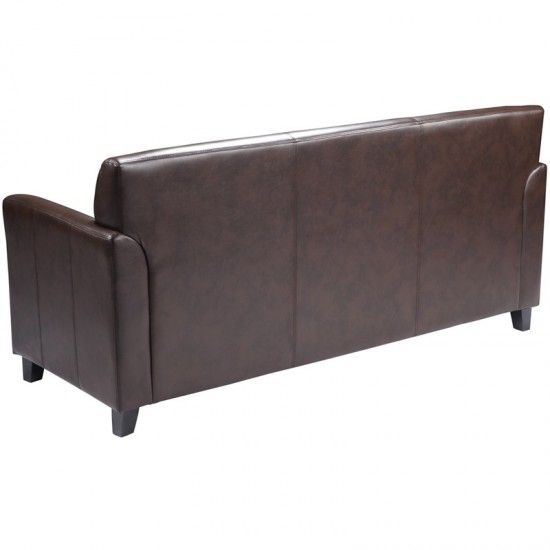 Brown LeatherSoft Sofa