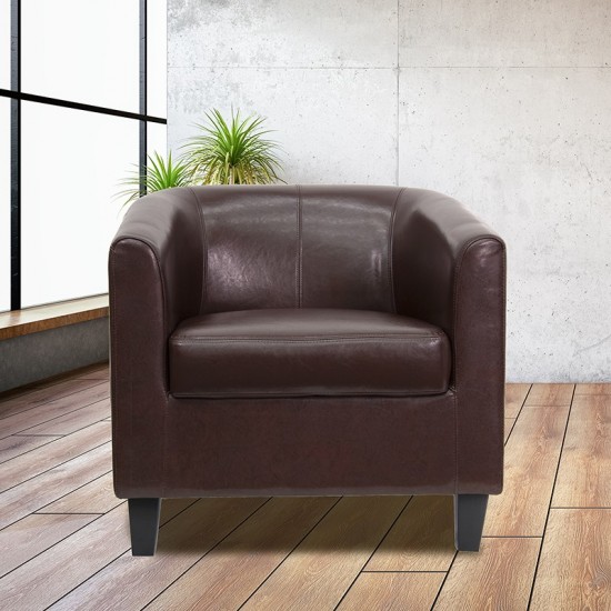 Brown LeatherSoft Lounge Chair