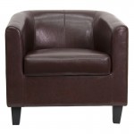 Brown LeatherSoft Lounge Chair