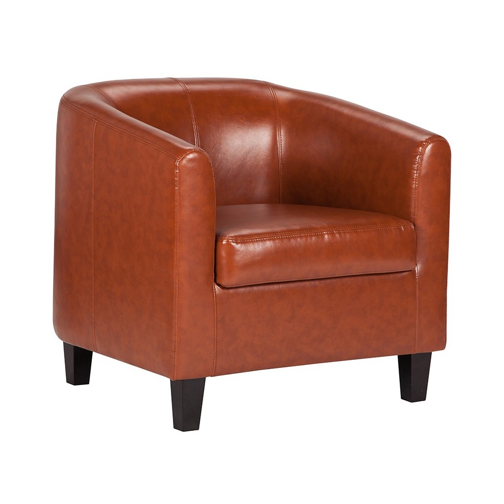 Cognac LeatherSoft Lounge Chair