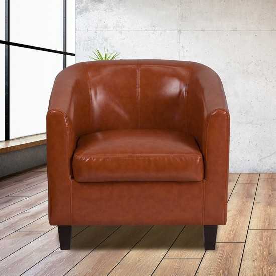 Cognac LeatherSoft Lounge Chair