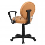 Basketball Swivel Task Office Chair with Arms