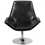 HERCULES Sabrina Series Black LeatherSoft Side Reception Chair