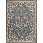 Avalon Slate Blue Aubusson 3'3" x 5'3" Rug