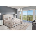 Avalon Light Grey Aubusson 9' x 12' Rug