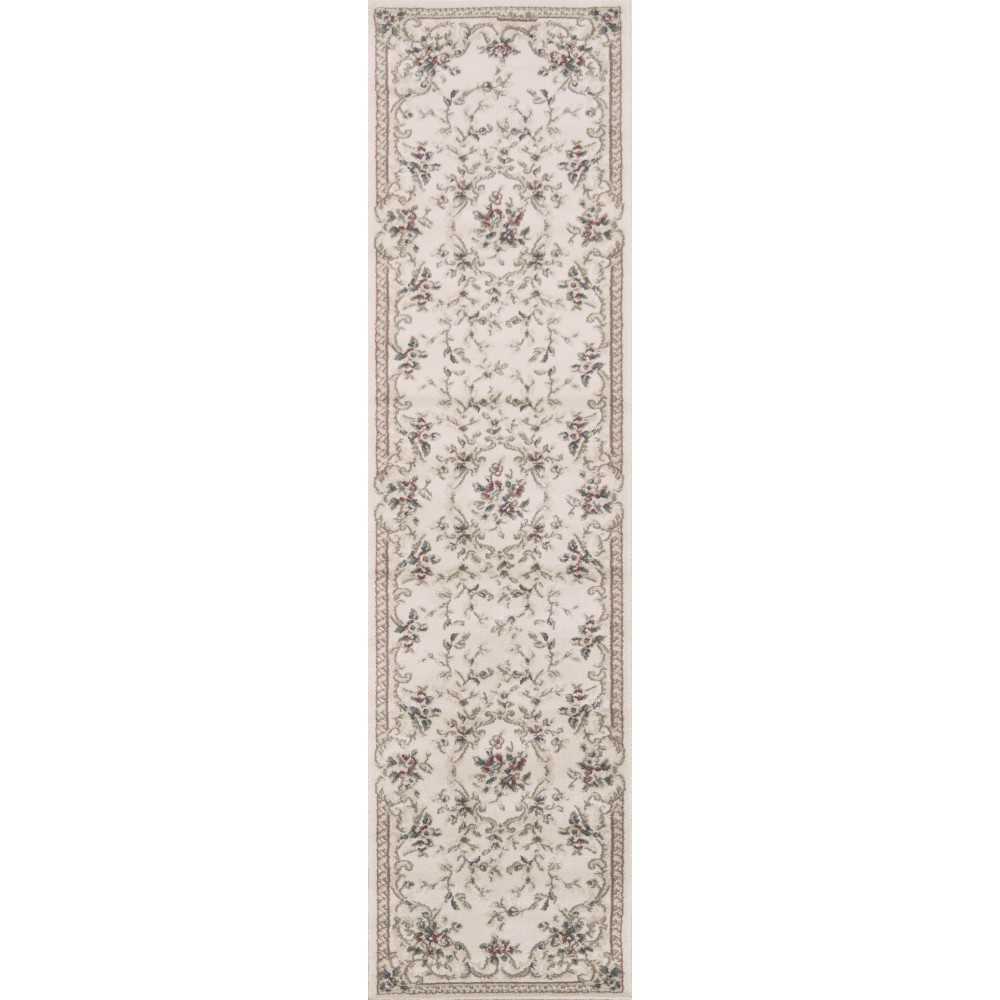 Avalon Ivory Aubusson 2' x 7'7" Runner Rug