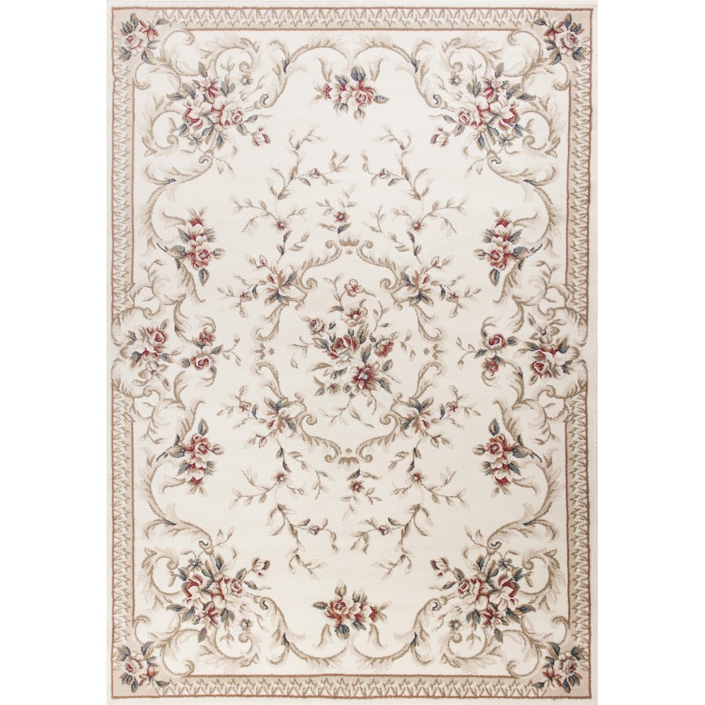 Avalon Ivory Aubusson 3'3" x 5'3" Rug
