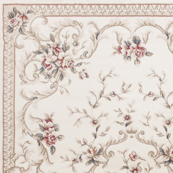 Avalon Ivory Aubusson 3'3" x 5'3" Rug