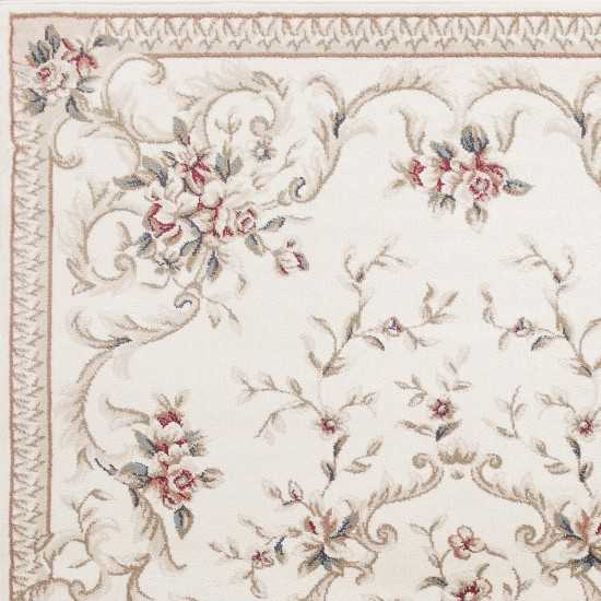 Avalon Ivory Aubusson 5'3" x 7'7" Rug