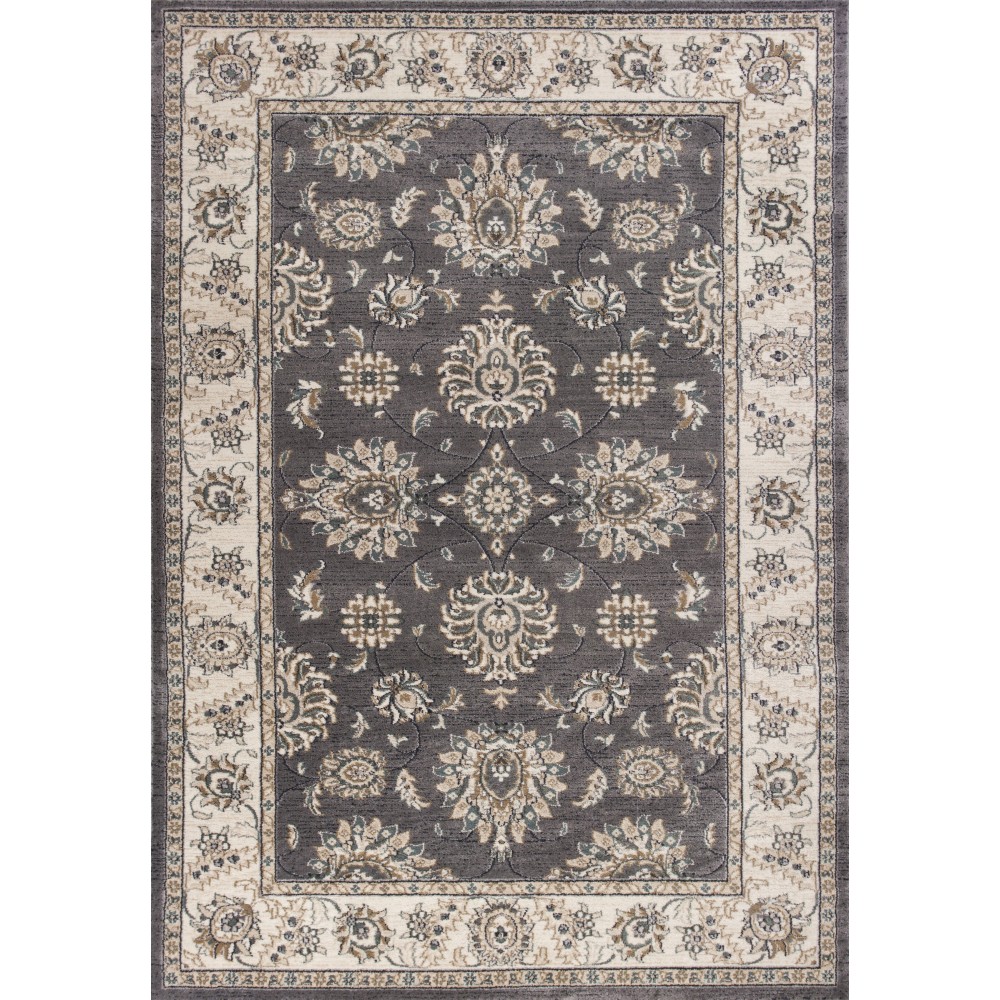 Avalon Grey/Ivory Kashan 3'3" x 5'3" Rug