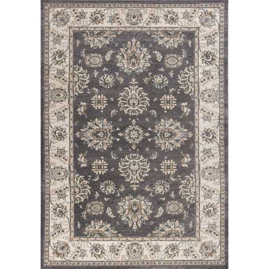 Avalon Grey/Ivory Kashan 7'10" x 9'10" Rug