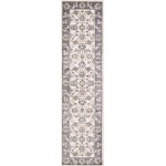 Avalon Ivory/Grey Mahal 2' x 7'7" Runner Rug