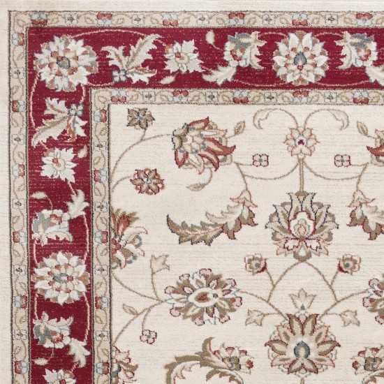 Avalon Ivory/Red Mahal 7'10" x 9'10" Rug