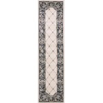 Avalon Ivory/Grey Courtyard 2' x 7'7" Runner Rug