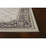 Avalon Ivory/Grey Courtyard 9' x 12' Rug