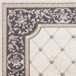Avalon Ivory/Grey Courtyard 9' x 12' Rug