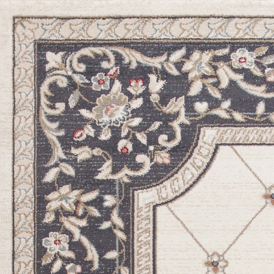 Avalon Ivory/Grey Courtyard 9' x 12' Rug
