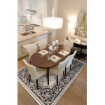 Avalon Ivory/Grey Courtyard 9' x 12' Rug