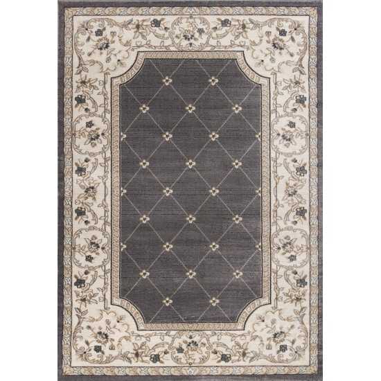 Avalon Grey/Ivory Courtyard 3'3" x 5'3" Rug