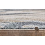 Avalon Ivory/Blue Wonder 2' x 7'7" Runner Rug