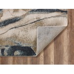 Avalon Ivory/Blue Wonder 2' x 7'7" Runner Rug